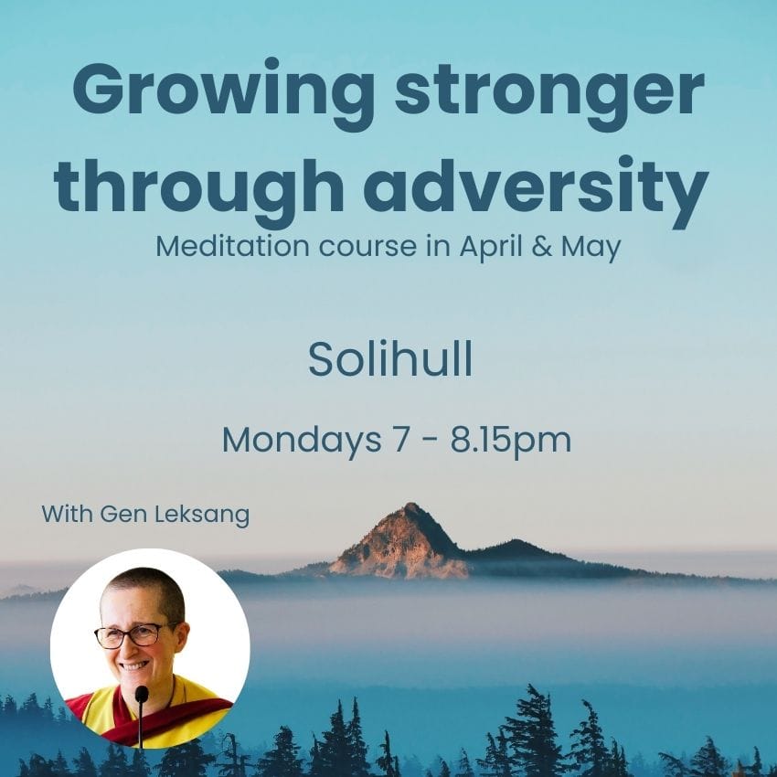 April & May Meditation course: Solihull