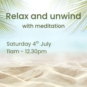 Relax and unwind with meditation