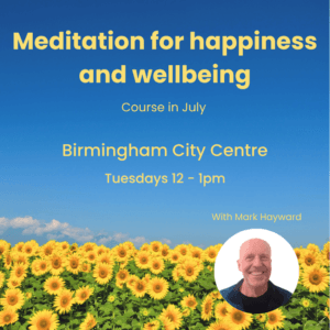 July Meditation course: Birmingham City Centre - Tuesday daytime