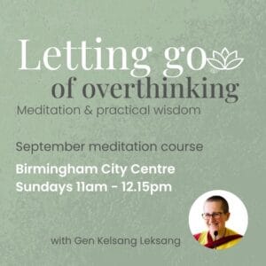 September Meditation course: Birmingham City Centre - Sundays