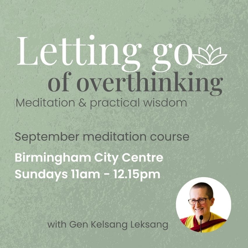 September Meditation course: Birmingham City Centre - Sundays