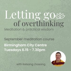 September Meditation course: Birmingham City Centre - Tuesday evening