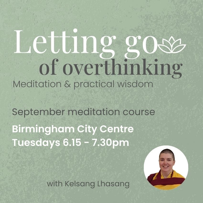 September Meditation course: Birmingham City Centre - Tuesday evening