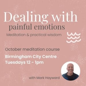 October Meditation course: Birmingham City Centre - Tuesday daytime