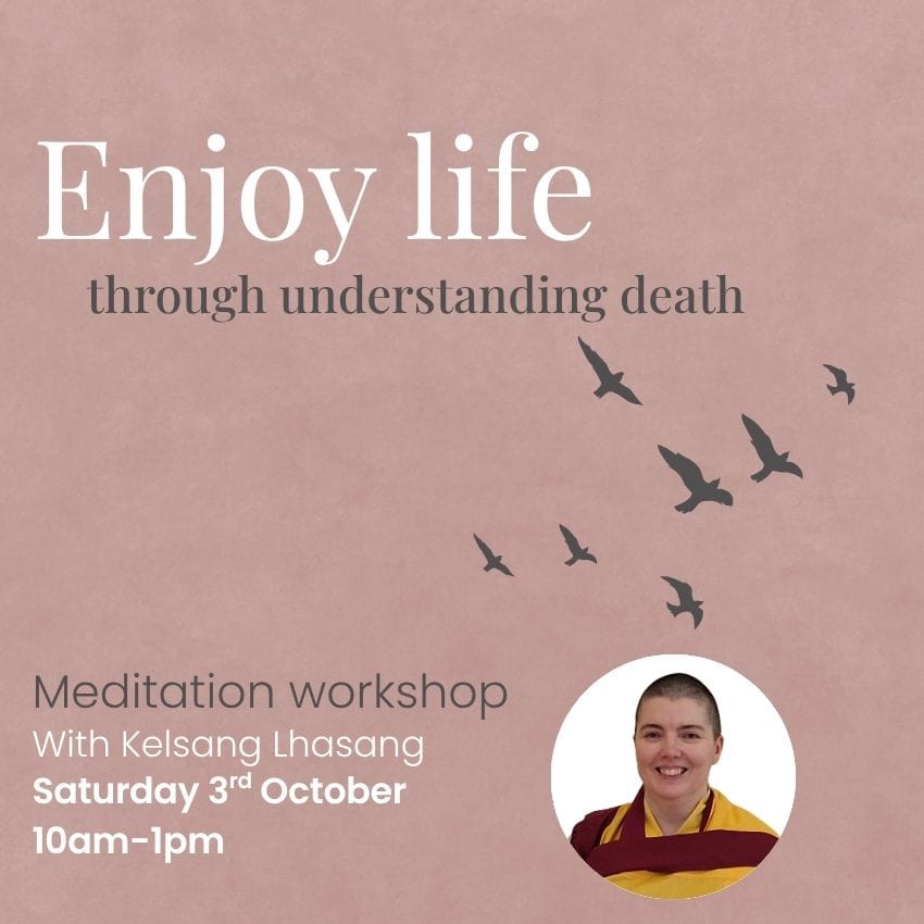 Enjoy life through understanding death