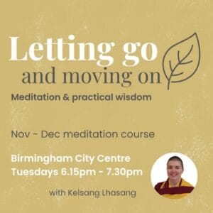 Nov - Dec Meditation course: Birmingham City Centre - Tuesday evening