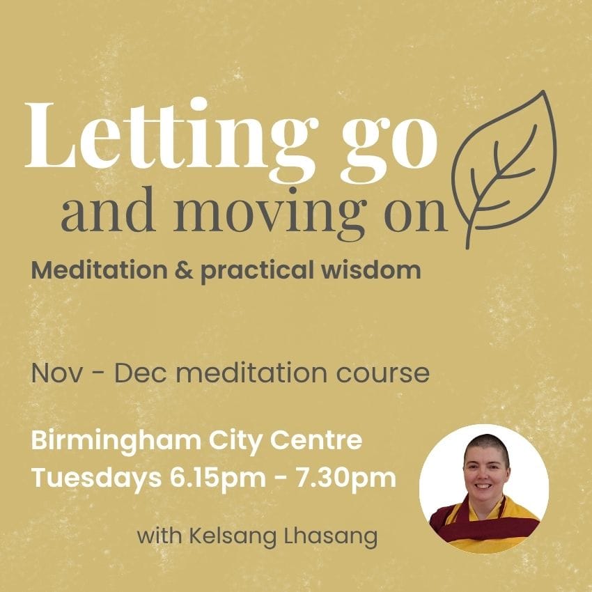 Nov - Dec Meditation course: Birmingham City Centre - Tuesday evening